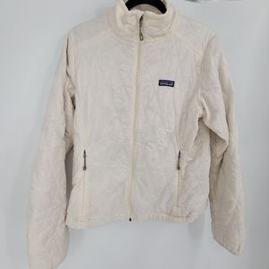 Patagonia womens nano puff jacket cream light Medium